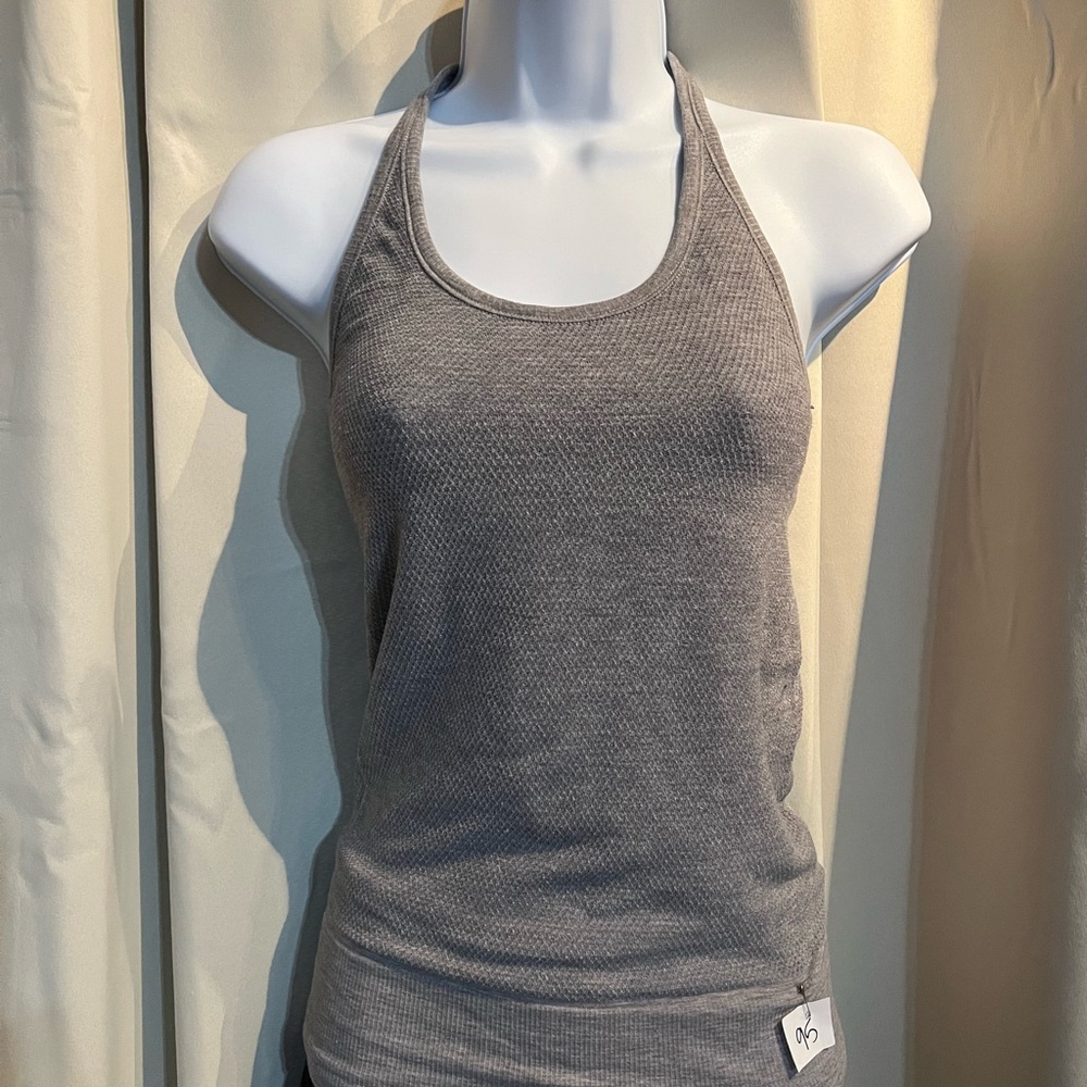 Athleta Heather Gray Ribbed Tank